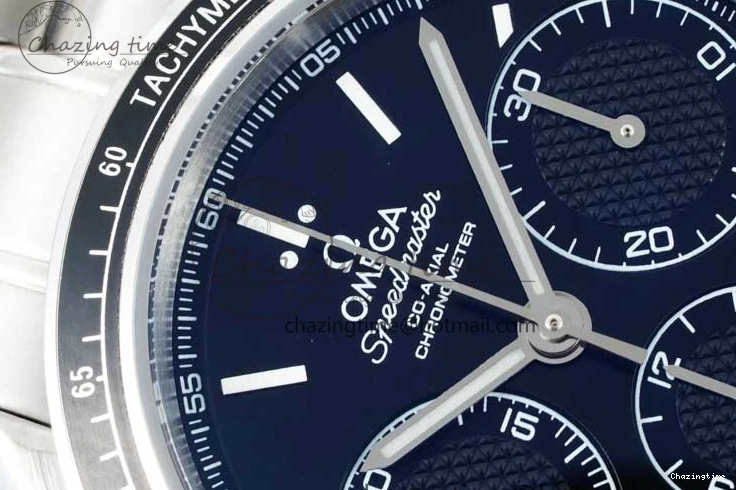 0503 Speedmaster Racing Master SS HKF Best Edition Black Dial on SS Bracelet A Versatile 7810